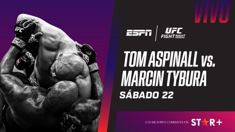 Aspinall y Tybura, los pesos Pesados en la estelar del UFC en Londres por ESPN KNOCKOUT en STAR+