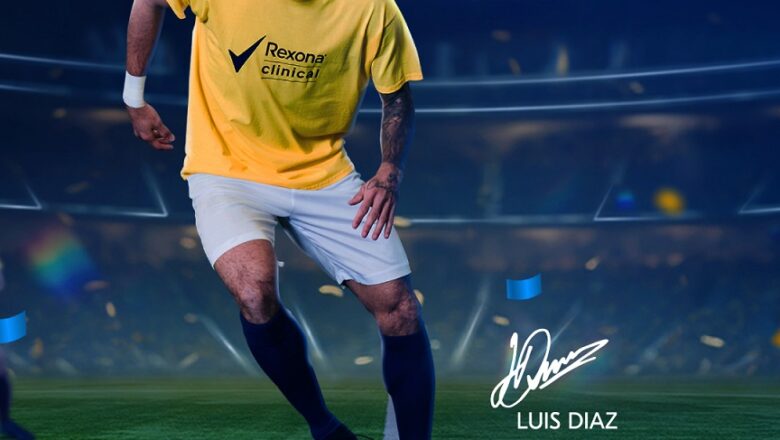 Rexona esatrá en la CONMEBOL Copa América USA 2024™ y Luis Díaz será su embajador