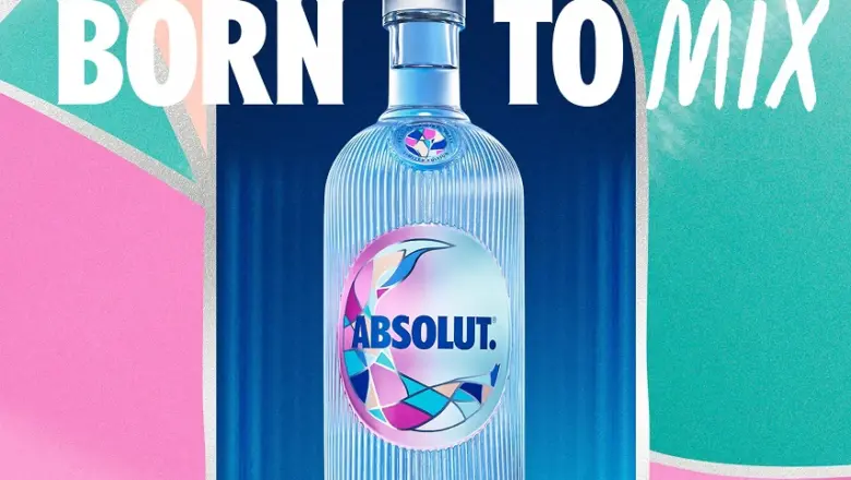 Absolut lanza botella edición limitada Mosaik