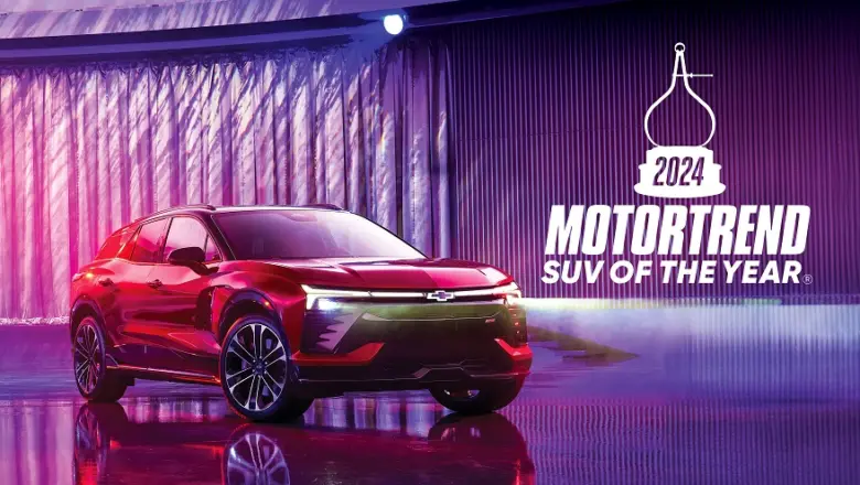Chevrolet Blazer EV es el SUV del año 2024 de MotorTrend