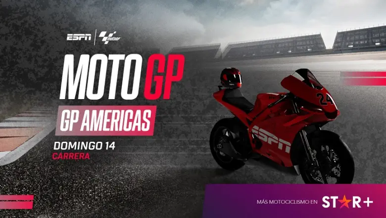 ESPN trae el GP de las Américas de MotoGP, Moto2 & Moto3 a STAR+