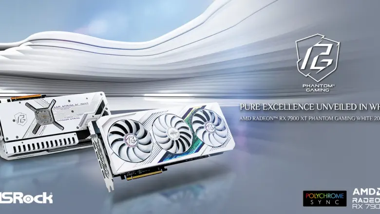ASRock lanza su placa de video Radeon RX 7900 XT Phantom Gaming White 20 GB OC