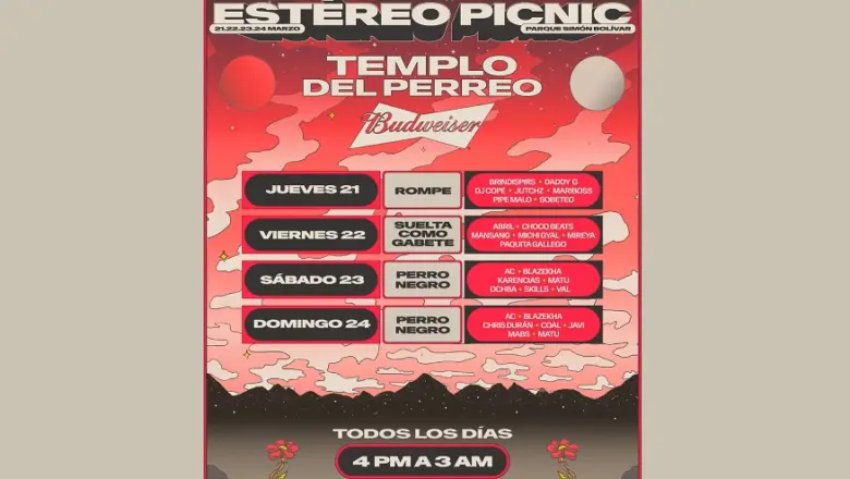 Vuelve el ‘Templo del Perreo’: el epicentro del reggaetón en el Festival Estéreo Picnic 2024