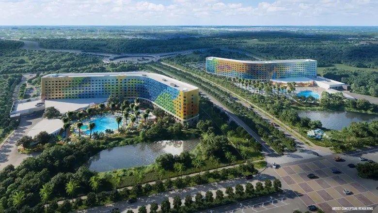 Universal Orlando Resort revela detalles estelares sobre sus dos hoteles nuevos: Universal Stella Nova Resort y Universal Terra Luna Resort