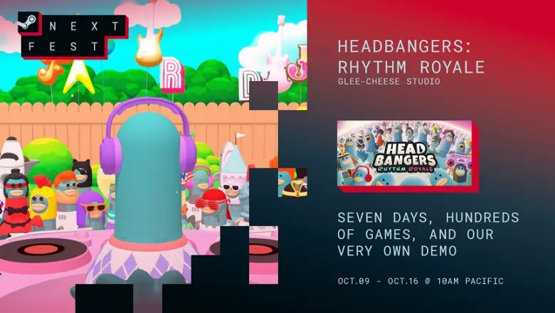 Headbangers Rhythm Royale se encuentra en el próximo Fest de Steam con la demostración de Talon Tapping
